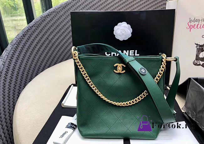 Chanel Calfskin HOBO handbag 93660# - 1