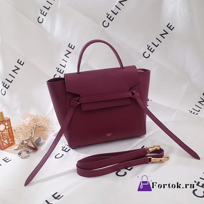 Celine Leather Belt Bag Z1177 24cm  - 1