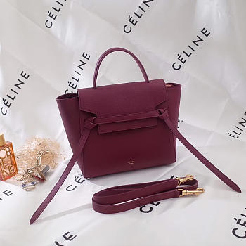 Celine Leather Belt Bag Z1177 24cm 