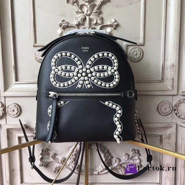 Fendi Backpack Black 1992 25cm - 1