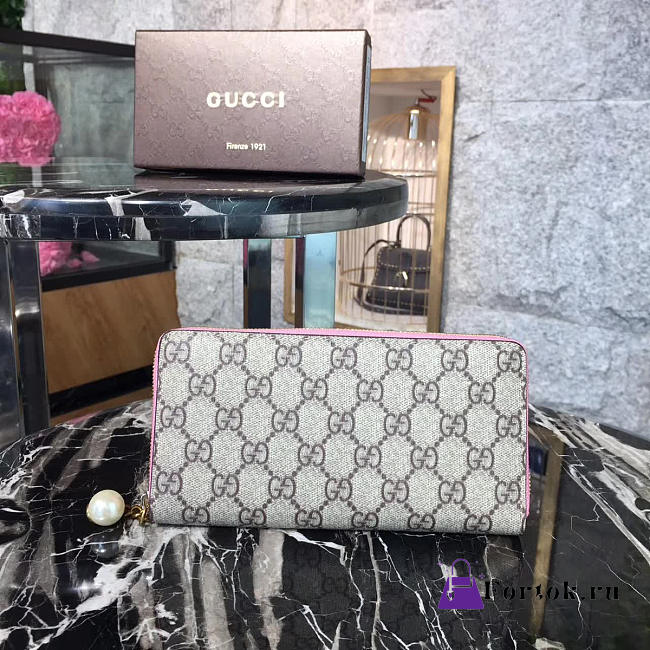 Gucci GG Leather Wallet 2124 19cm - 1