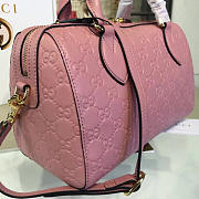 Gucci signature top handle bag 2142 26cm - 6