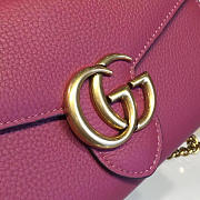 Gucci GG Leather Marmont 2177 20cm - 5