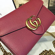 Gucci GG Leather Marmont 2177 20cm - 6