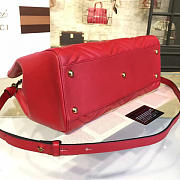 Gucci GG Marmont Matelassé Tote Red Leather 2236 35cm - 4