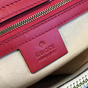 Gucci GG Marmont Matelassé Tote Red Leather 2236 35cm - 5