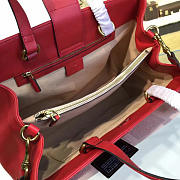 Gucci GG Marmont Matelassé Tote Red Leather 2236 35cm - 6