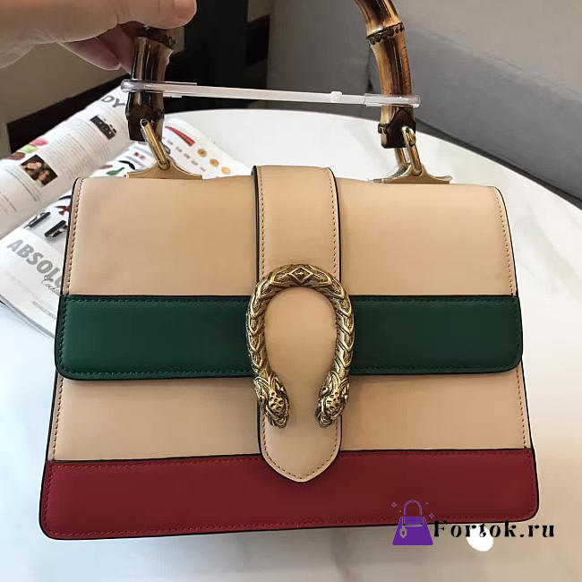 Gucci Dionysus medium top handle bag leather 27cm - 1