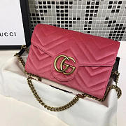 Gucci GG Leather WOC Pink 2582 20cm - 3