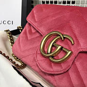 Gucci GG Leather WOC Pink 2582 20cm - 6