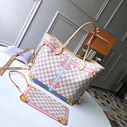 Louis Vuitton neverfull MM Damier Azur Canvas 32cm - 1