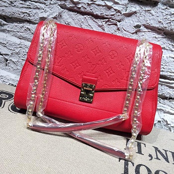 LV St Germain MM Monogram Empreinte Leather red 3115 