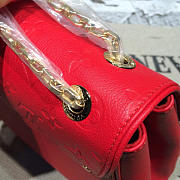 LV St Germain MM Monogram Empreinte Leather red 3115  - 6