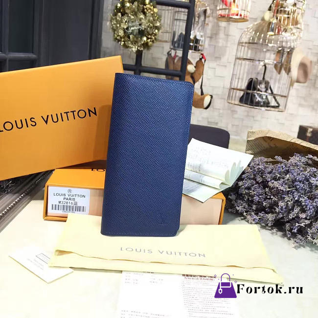 Louis Vuitton ZIPPY Wallet Blue 3587 19cm - 1
