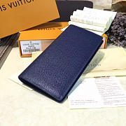 Louis Vuitton ZIPPY Wallet Blue 3587 19cm - 5