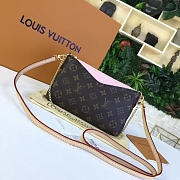 Louis Vuitton PALLAS CLUTH Pink 3617 23cm - 1