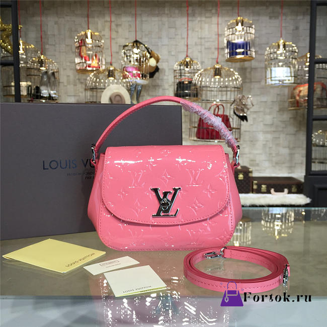 LOUIS VUITTON PASADENA Monogram Vernis Leather 3721  - 1