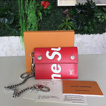 Louis Vuitton Supreme Key wallet 12cm