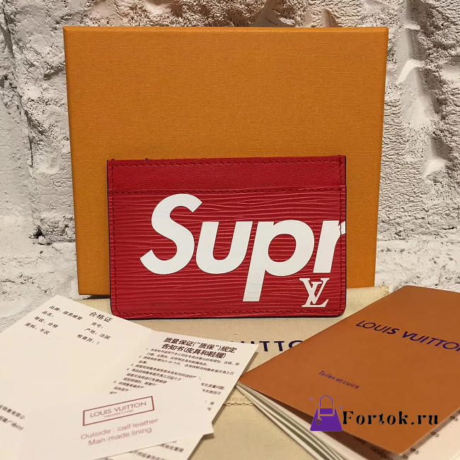 Louis Vuitton Supreme wallet 11cm - 1