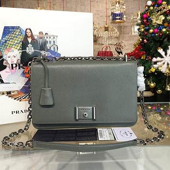 PRADA METAL CLOSURE 3912 30.5cm 