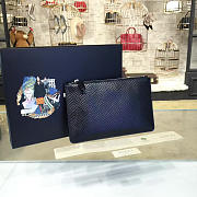 Prada Leather Clutch men's bag 23cm - 1