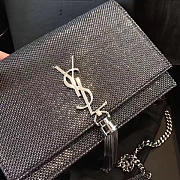 YSL MONOGRAM KATE BAG WITH LEATHER TASSEL 4746 19cm - 4
