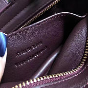YSL Toy Cabas Crossbody Leather Purple Plum 4849 16cm  - 6