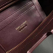 YSL Toy Cabas Crossbody Leather Purple Plum 4849 16cm  - 5