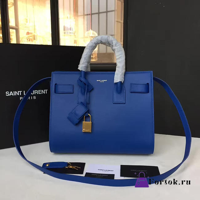 YSL Sac-De-Jour Baby Navy 4914 26cm  - 1