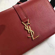 YSL CLASSIC Large UNIVERSITÉ Red 4941 25cm  - 3