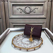 YSL MONOGRAM BB KATE BAG WITH LEATHER TASSEL 4972 17cm  - 5