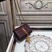 YSL MONOGRAM BB KATE BAG WITH LEATHER TASSEL 4972 17cm  - 4