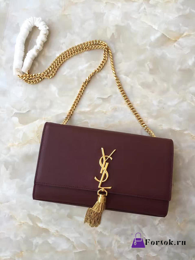 YSL MONOGRAM KATE Gold Tassel 5058 24cm - 1