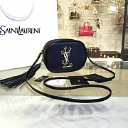 YSL MONOGRAM Blogger Strat Black 5107 14cm - 1