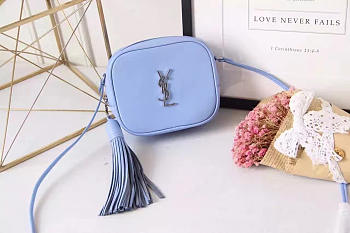 YSL MONOGRAM Blogger Dusty Blue 5120 14cm