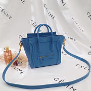 Celine Leather Nano Luggage  Z991 20cm  - 1