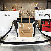 Celine Nano Luggage  Leather Shoulder Bag Z1024 20cm - 1