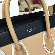 Celine Nano Luggage  Leather Shoulder Bag Z1024 20cm - 6