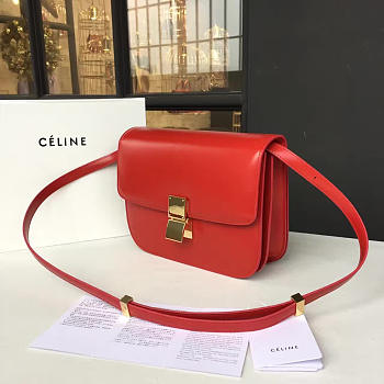 Celine Leather Classis Box Z1137 24cm 