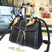 Delvaux Mini Brillant Satchel Black 20cm - 4