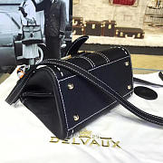 Delvaux Mini Brillant Satchel Black 20cm - 2