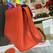 Delvaux MM Brillant Satchel Oranger 1498 28cm  - 3