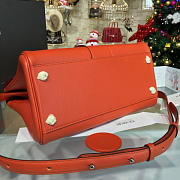 Delvaux MM Brillant Satchel Oranger 1498 28cm  - 2