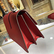 Gucci Dionysus medium top handle bag Red leather 27cm - 2