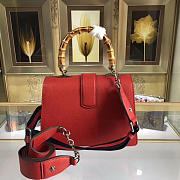 Gucci Dionysus medium top handle bag Red leather 27cm - 5
