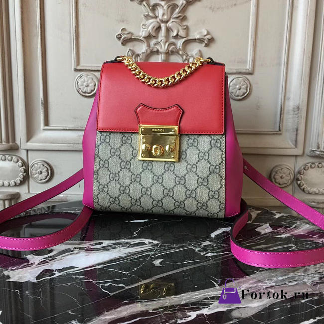 Gucci GG Leather Padlock backpack - 1