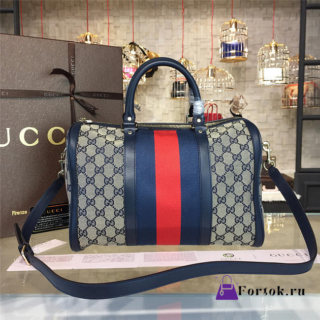 Gucci gg supreme handle bag 33cm - 1