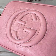 Gucci Soho Disco Leather Bag Pink Z2601 21cm - 2