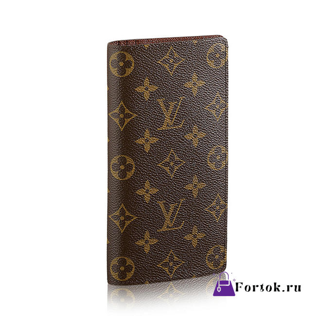 Louis Vuitton BRAZZA WALLET Monogram M66540 19cm  - 1