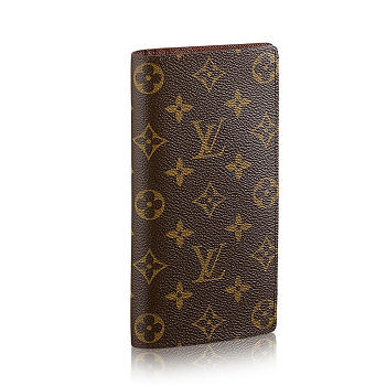 Louis Vuitton BRAZZA WALLET Monogram M66540 19cm 